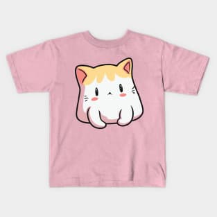 Cute cat cartoon Kids T-Shirt